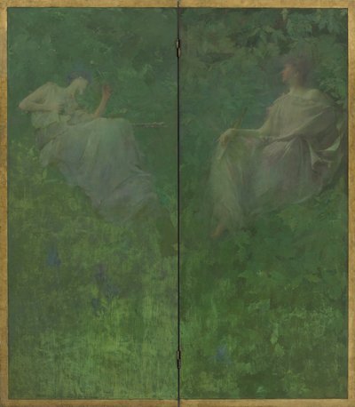 The Four Sylvan Sounds, 1896-97 by Thomas Wilmer Dewing